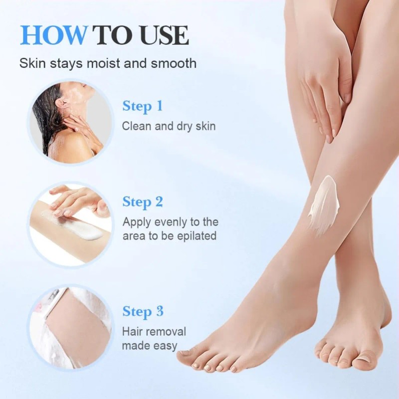 Crema Depilatoria For Cuerpo, Piernas, Brazos Y Axilas .kyl