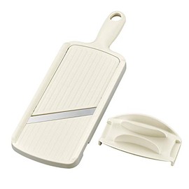 Shimomura Industrial Ajiwai Shokubou AAS-706 Thickness Adjustable Slicer, Made in Japan (Tsubamesanjo, Niigata), White