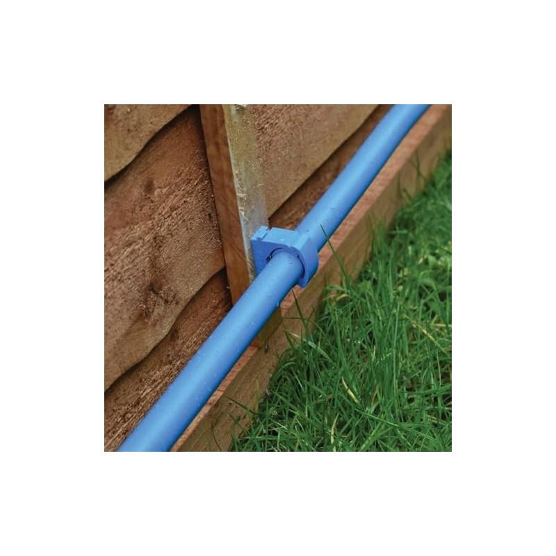 ROHANS Single 15mm HINGED Pipe Clips TS15 for PIPEWORK Black,
