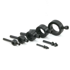 Lathe Dog Set 0-40mm - includes driver pins for lathes with an 80 mm spindle flange (including mini lathes), and lathes with a 100 mm spindle flange, LittleMachineShop.com (4464)