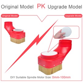 Daedalus NL330 CNC Dust Shoe, 100mm, Red