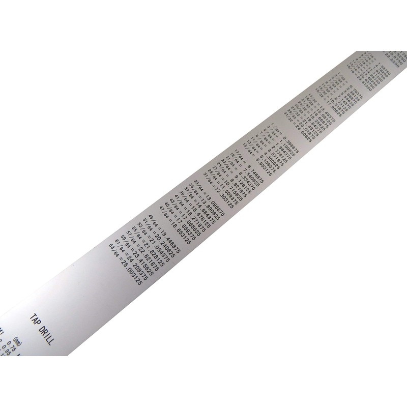 Shinwa 1000 mm Rigid"Zero Glare" Metric Machinist Rule/Rule Scale .5mm