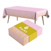 Fantastshop Plastic Tablecloths Disposable - 6 Packs 54 x 108
