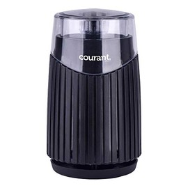Courant Electric Coffee Grinder for Coffee Beans, Spices Stainless Steel Blades Durable Base, Makes up to 6-Cups coffee,150 Watt Powerful Motor, Black