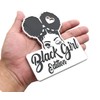 Custom Black Girl Edition Car Badge Emblem Decals - Compatible