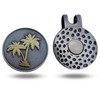 Full Metal Markers Palm Tree Unique Magnetic Metal Golf Ball