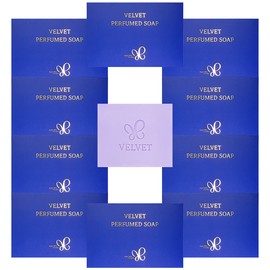 Hera Velvet Perfumed Soap 80g / 헤라 벨벳 퍼퓸드 솝 80g X 10개 향좋은 세수 세안 바디 헤라지일 아모레카운셀러비누, 벨벳 퍼퓸드 솝 80g X 10개