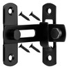 Luckious 90 Degree Flip Sliding Barn Door Lock - Stainless