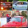Blulu 20 Pcs Luminous Christmas Car Magnets Set, Xmas Holiday