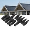 1 Pair Solar Panel Connector T Branch Cable Splitter Coupler