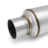 Stainless Steel 3 Inch Resonator Exhaust, Performance 3" Muffler Exhaust