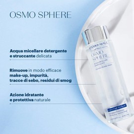 Osmo Wall Kit 3 Pieces Osmo Sphere MICELLAR WATER CLEANING 200 ml Each 200 ml Makeup Eye Lip Makeup Blemishes Smog and Pollutants to Protect the Skin