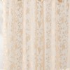HLC.ME Harper Lace Shower Curtain for Bathroom with Floral Vine