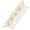 12Pack Wooden Baby Clothes Hangers, 9inch Baby Wooden Hangers for