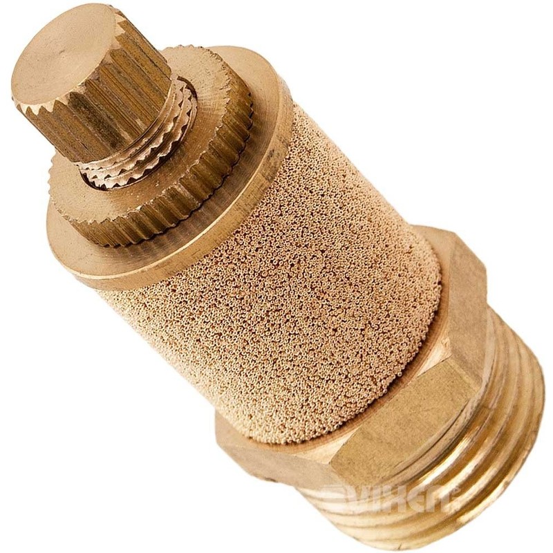 Vixen Air 1/2" NPT Dump/Slowdown/Silencer Flow Control Valve For Suspension