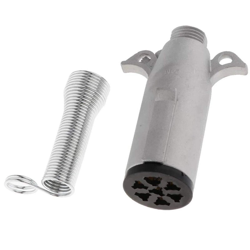 JSTwig 7 Pole Trailer 7 Pin Electrode Wiring Coupler Connector