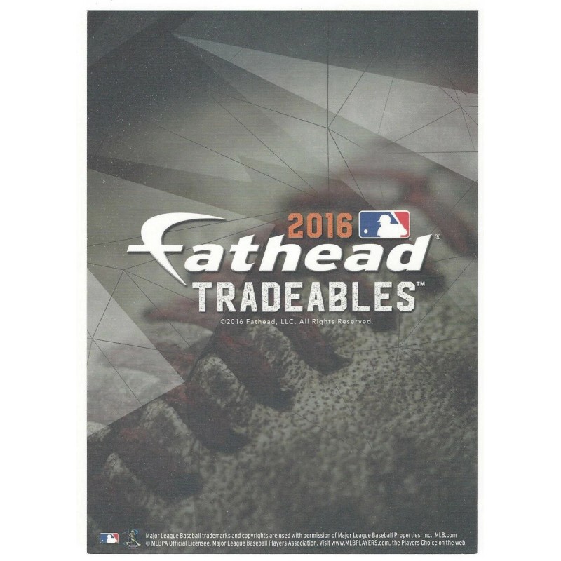 Fathead BRYCE HARPER FATHEAD TRADEABLES WASHINGTON NATIONALS REMOVABLE DECAL 2016