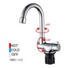 Pojedehy Foldable Kitchen Faucet 360 Dgree Rotation Sink Water Tap