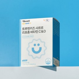 Trueen Children's Liposomal Vitamin C Vitamin D Powder 30 packets / 트루엔 어린이 리포좀 비타민C 비타민D 분말 30포