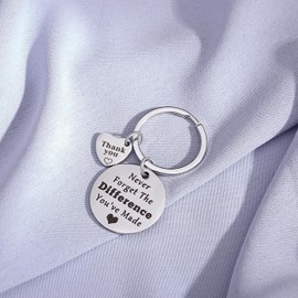 XIANNVXI Thank You Keyring Thank You Gifts for Men Thank You Gifts for Women Appreciation Keyrings Appreciation Gifts Thank You keychain