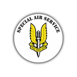 Sticker Special Air Service SAS Logo Army Special Unit 6 cm A681