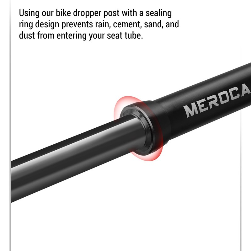 Hydraulic Dropper Post Adjustable Angle Seat Dropper Manual Control Aluminum