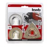 KWB 708600 Multi-Tool Set for Tile and Mortar Repair 3-Piece