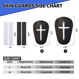 Mini Shin Guards Soccer, 2 Pairs Soccer Miniature Shin Guards for All Ages,Extra Small Protective Equipment shin Guards and 2 Pairs Shin Guards Strap Shin Fixed Straps, Calf Protective Gear Shin