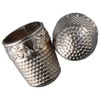 4 Pieces Sewing Thimbles, Small Metal Finger Protectors, Safety Hand