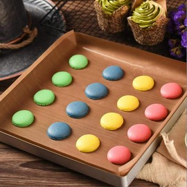 Akblaklsa 5 Pack Teflon Sheets for Baking, 12×16 Inch Reusable Baking Sheet Liners for Heat Press Transfer Sheet, Heat Resistant, Non-stick, Reusable, Cuttable, Good Choice for Heat Press and Baking