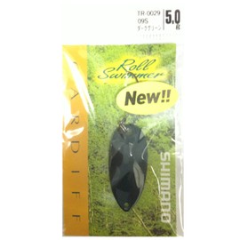 Shimano TR-0029 09S Cardiff Area Spoon, Roll Swimmer, 0.2 oz (5.0 g), Dark Green 714114