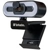 Verbatim Webcam con micrófono e iluminación, cámara Externa para Ordenador
