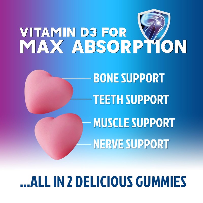 Calcium Supplement Gummies - Sugar Free Calcium Gummy with 400