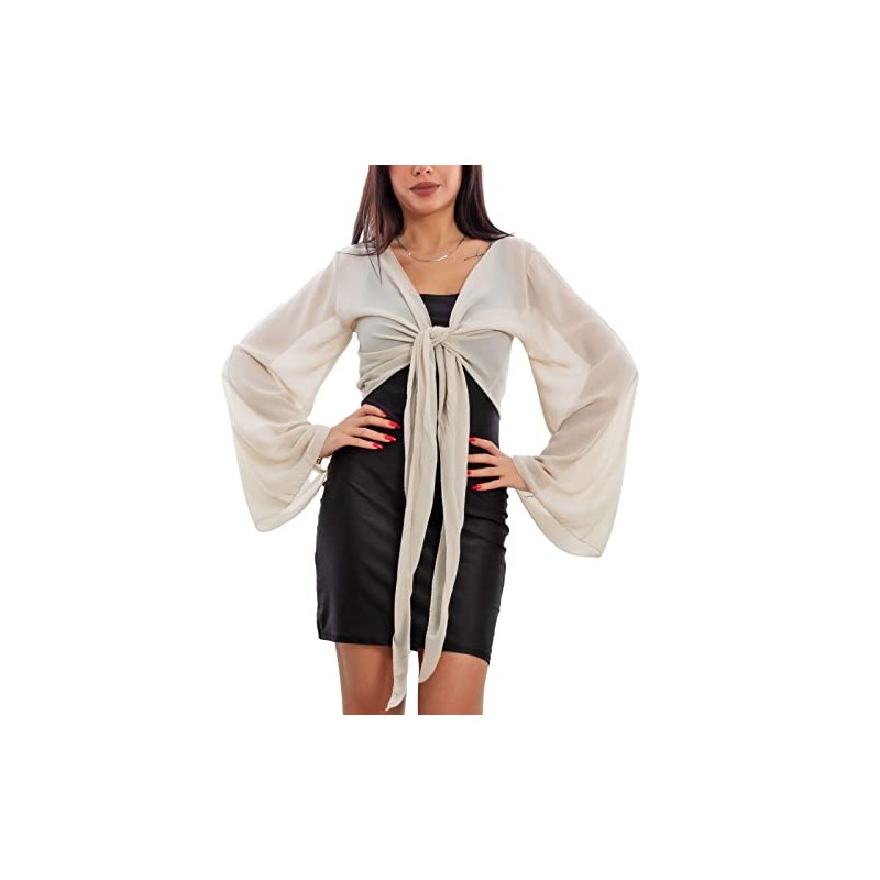 Toocool Elegant Women's Shoulder Covers Wide Sleeves Ceremony Bolero VB-10371,