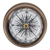 NKlaus Compass Brass Antique Glass Lid 6 cm Direction Indicator