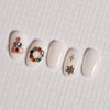 Christmas Jewel Handmade Nail Tip Tree Wreath Snowflake Nail -