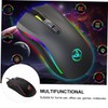 Mipcase RGB Wired Gaming Mouse Adjustable DPI Gaming Mouse Multi-Color