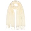 Pashminas Lisa 100% Viscosa (Crema)
