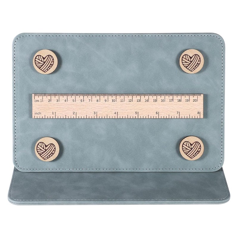 Sarini Magnetic Pattern Holder, Foldable Knitting Chart Holder with Magnetic