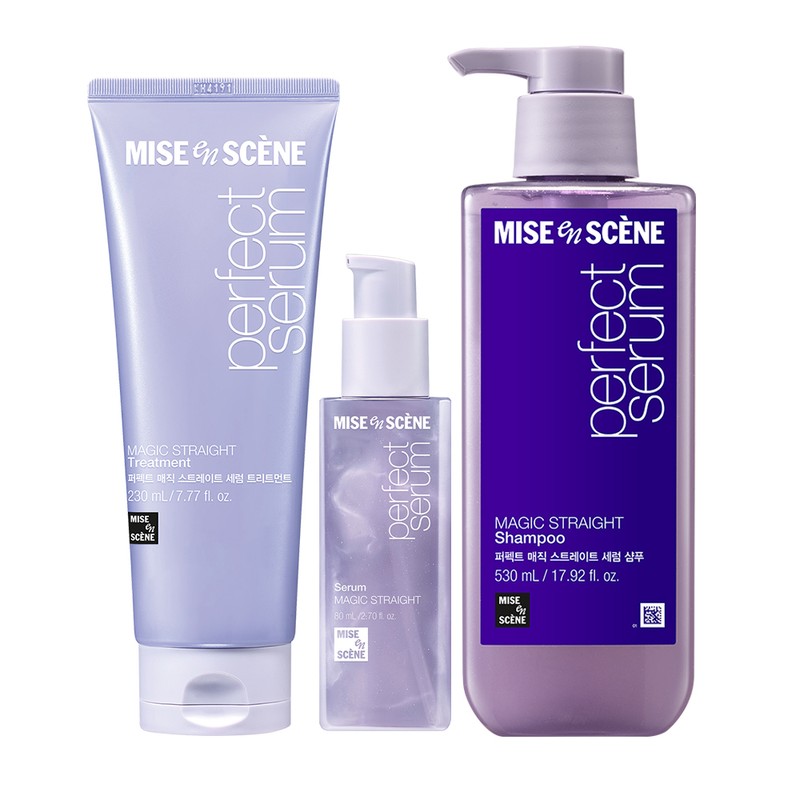 Mise-en-scène Perfect Magic Straight Shampoo 530ml 3 packs / 미쟝센