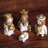 Colorful Nativity Scene Figurine Set Cute Animals Rugged Lightweight Reliable