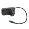 Electric Bike Power Display Meter Waterproof 5 Pin Interface ABS