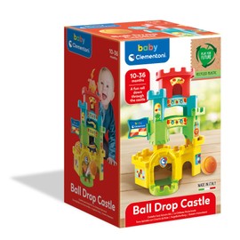 Clementoni 17226 Baby Roll and Drop Fun Castle, Multi Colour