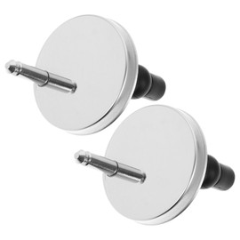 Operitacx 2 Sets Stainless Steel Toilet Seat Replacement Accessories Toilet Lid Connect Hinges Durable and Sturdy Screw