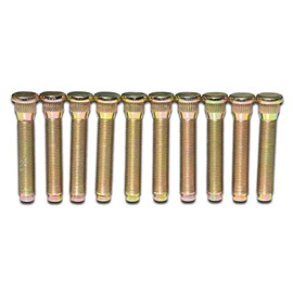 Project Innovation, 50mm Long Extended Wheel Lug Studs Wheel Bolts Fit 350Z m12x1.25x50 Year 20032008 1 Set 10pcs, Gold