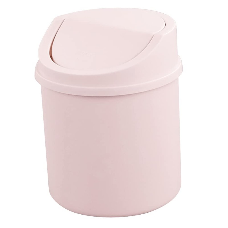 Fiazony bote de basura de encimera con tapa, mini bote