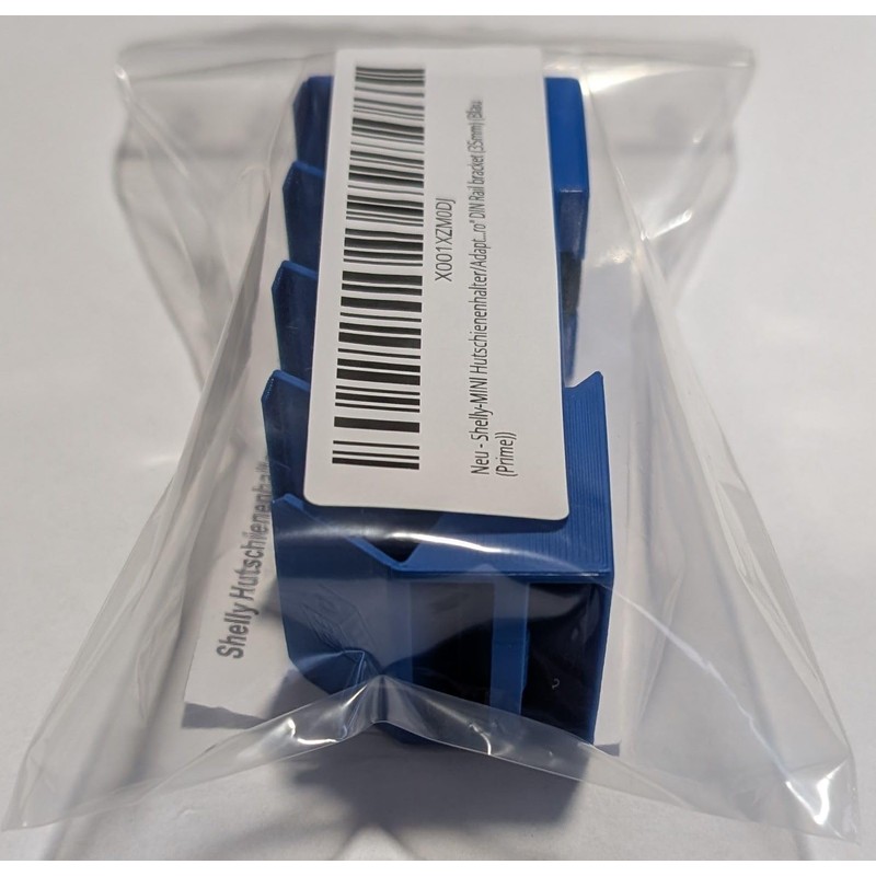 "Quadro" DIN Rail Mount Adaptor for Shelly-Mini DIN Rail Bracket