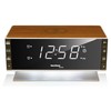 Technoline WT 487 Modern Radio Alarm Clock, Compatible with Qi-Enabled