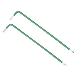 TOP-VIGOR 2Pcs 2.5mm Ball End Hex Key Wrench, L Shaped Long Arm Ball Point Hexagon Keys for Household DIY, Professional Machine Repairing