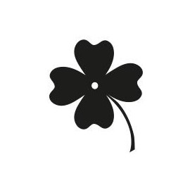 Mini Stamp Shamrock Cute Mini Stamps Approx 12 mm diameter